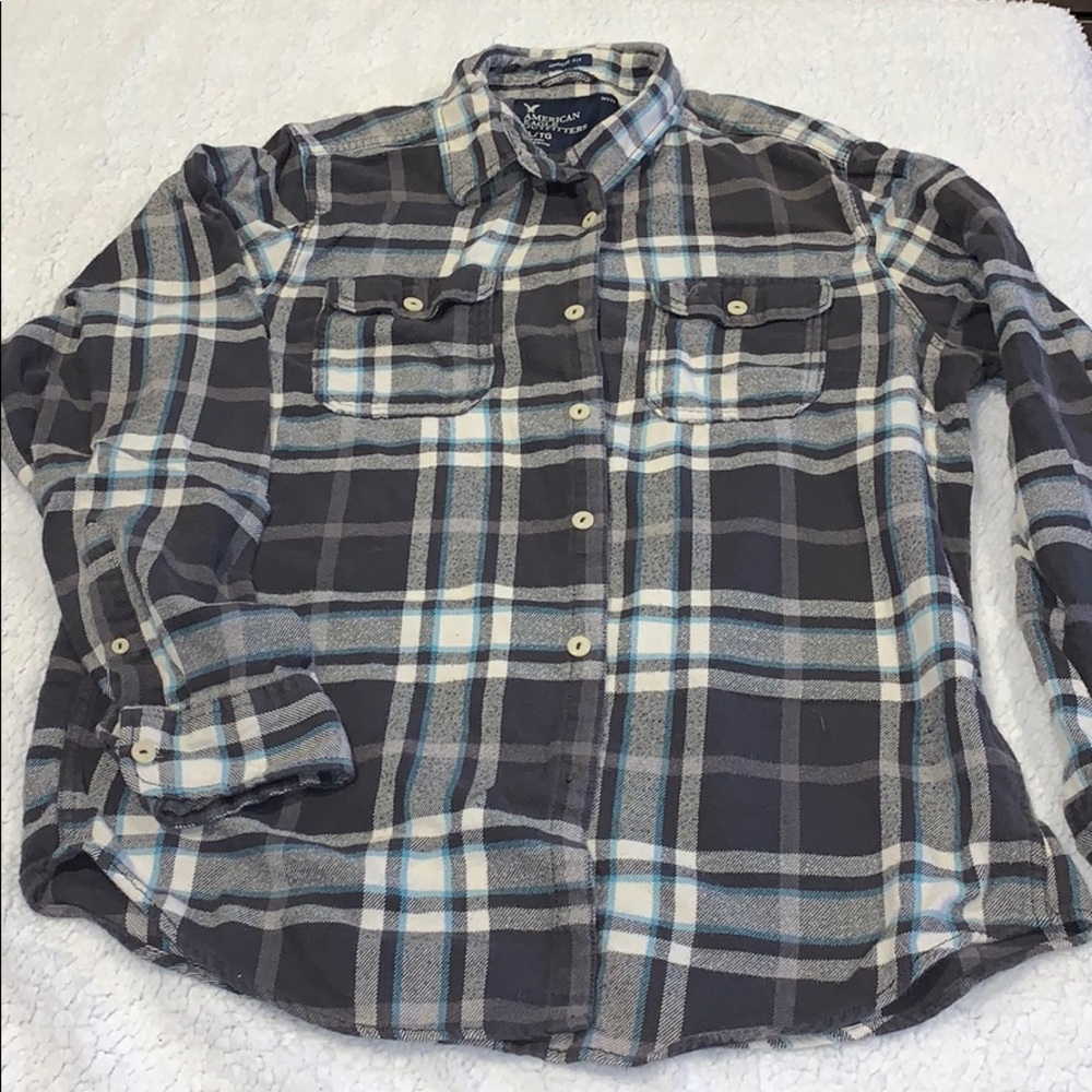 American Eagle Flannel Button Down